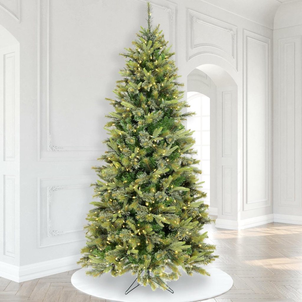 Vickerman 7.5-foot Cashmere Slim pre-lit artificial Christmas tree